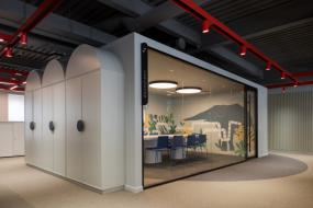 北欧风格办公室装修实物图片