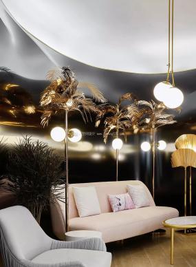 最新美容美发会所效果图