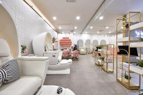 韩国美发店装饰效果图