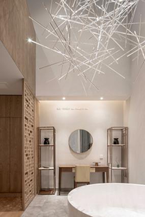 美容美发会所装饰效果图