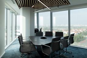 高端简单个性办公室装修效果图