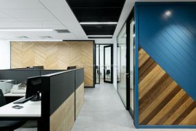 简单个性办公室装潢效果图