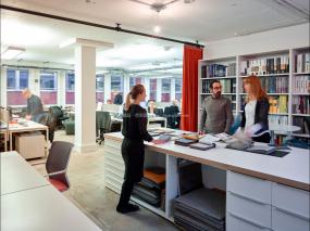 网络培训公司装修设计效果图