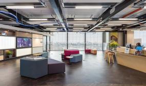 现代化办公室装修设计效果图