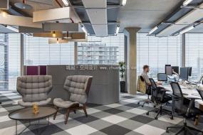 最新现代化办公室装饰实景图