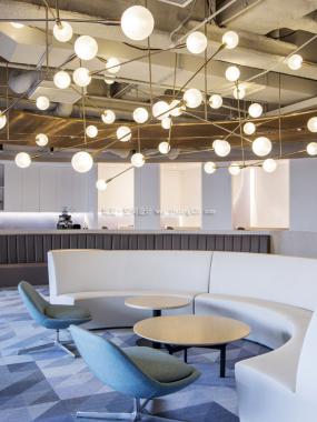 财务公司办公室装修实物图片