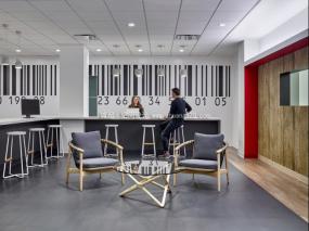 最新广告传媒公司设计装修图片