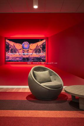 最新广告传媒公司装修设计效果图