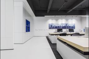 前卫风格办公室装潢效果图