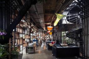 复古咖啡厅设计装修效果图片