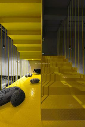 高档潮流美发店装修效果图