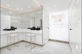 连锁美发店装修高清效果图