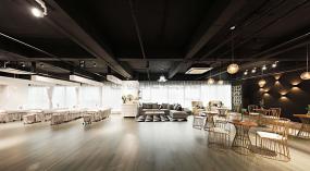 国外美发店装饰设计效果图