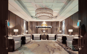 休闲会所装潢设计效果图片