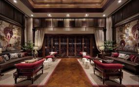 最新男士养生会所装饰实景图