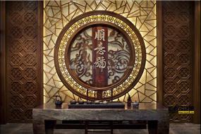 高档上海茶馆装修效果图