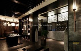 上海茶馆装修设计效果图