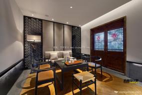 高档现代茶馆装修图片