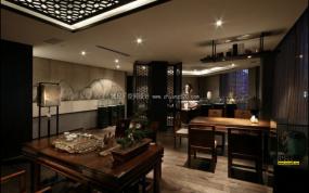 2019年上海茶馆装修效果图