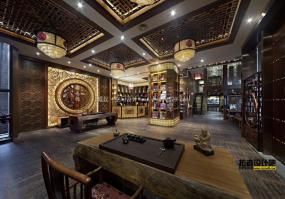 上海茶馆装饰设计效果图