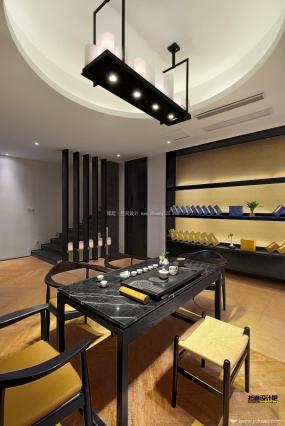 现代茶馆设计效果图