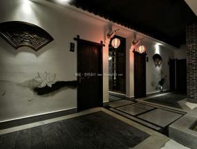 新中式茶楼装饰设计效果图片