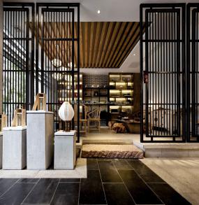 新中式茶楼装修设计效果图