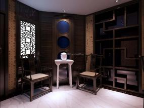 新中式茶楼装潢效果图