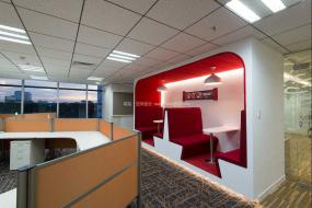 智能办公室设计效果图