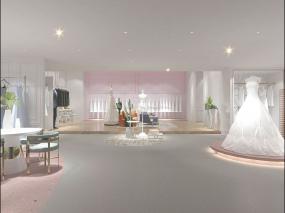 婚纱店装修实物图片