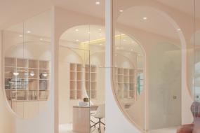 最新美容院设计装饰效果图