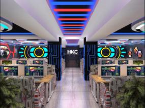 网咖装修装潢效果图