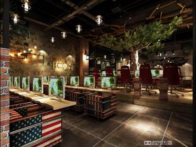 最新网咖装饰效果图