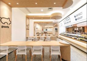 快餐店装修装潢效果图