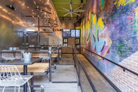 高端快餐店装修效果图