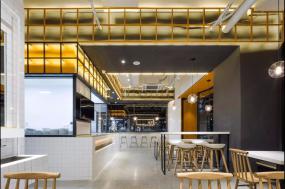 快餐店装潢效果图