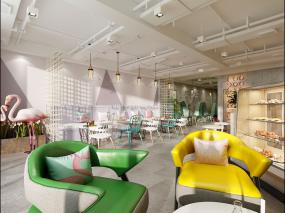 高端蛋糕店装修效果图