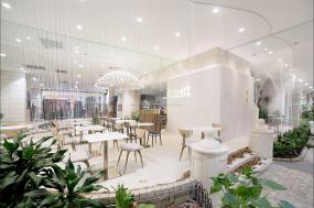 甜品店装修装潢效果图