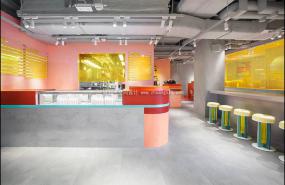 甜品店装潢效果图片