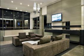 企业总部办公室装潢效果图片