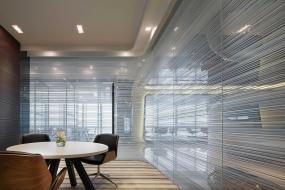 传统办公室装修设计效果图