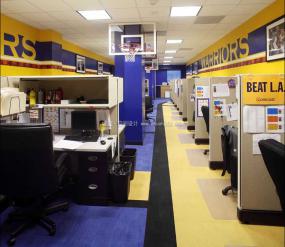 港式办公室装修装潢效果图