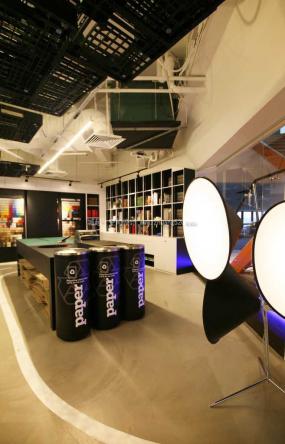 互联网风格办公室设计装修效果图片