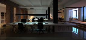 互联网风格办公室装修高清效果图