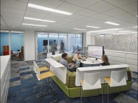 开敞式办公室装修效果图片