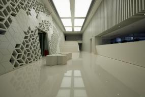 高端小公司办公室装修效果图