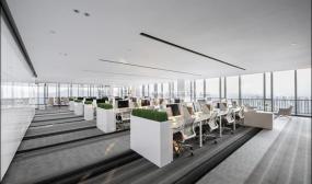 简约风格办公室装潢效果图片