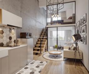 高档风格办公室设计效果图	