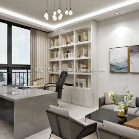 高档风格办公室装饰设计效果图片