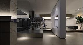 黑白风格办公室装修实景图片